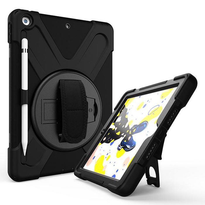 eSTUFF CHICAGO Full Body Defender Case for iPad 10.2 - Black - W125954616