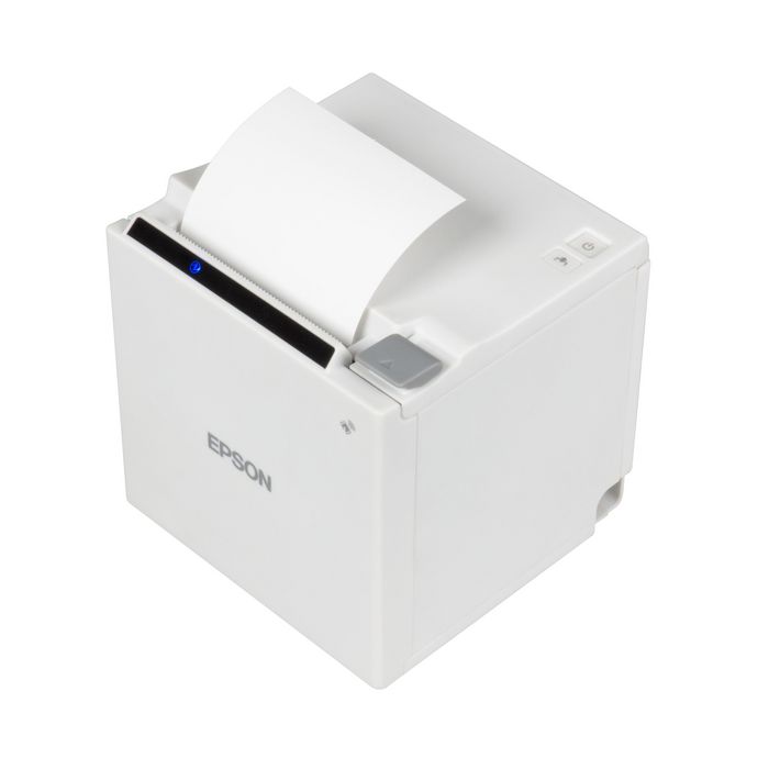 Epson Compact mPOS receipt printer TM-M30II (111): USB + ETHERNET + BT, WHITE, PS, EU - W125839487