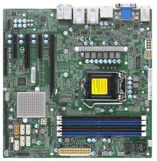 Supermicro X12SCQ, Intel, LGA 1200 (Socket H5), DDR4-SDRAM, 128 GB, 1.2 V, 2933 MHz - W126408116