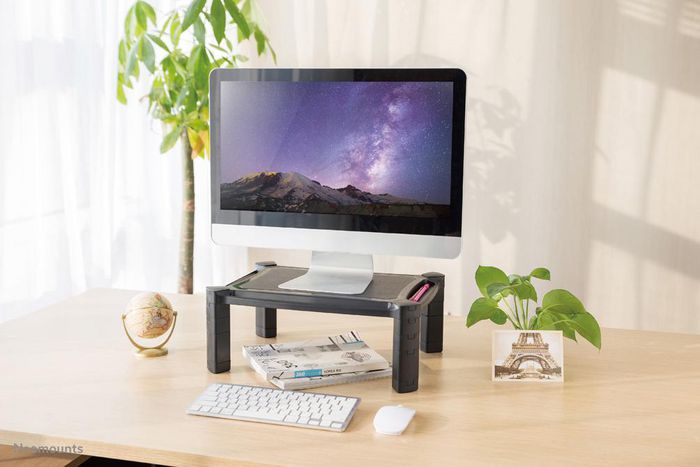 Neomounts Newstar Laptop or Monitor Stand/Riser, Height Adjustable - Black - W124592127