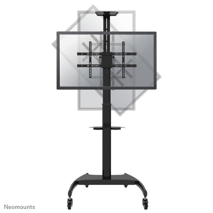 Neomounts NewStar Mobile Monitor/TV Floor Stand for 37-70" screen, 90° turn - Black - W124683585