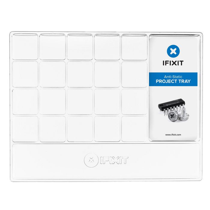 iFixit Anti-Static Project Tray, Plastic, 20 small compartments - W126155010