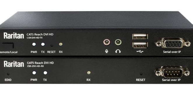Raritan DVI-I, RS-232, USB, RJ-45, 3.5mm, 110-240V, 180x90x28 mm - W124846696