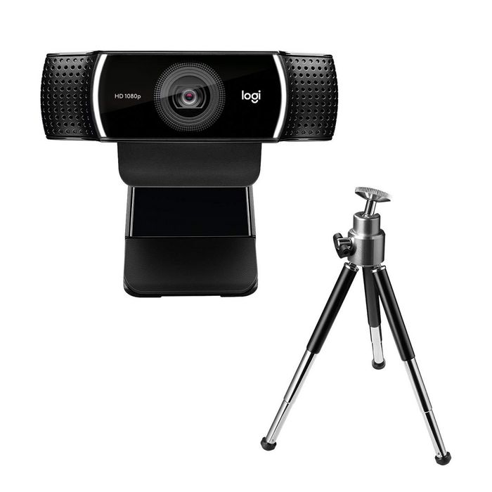 960-001088, Logitech C922 Pro HD Stream Webcam, 1080p/30fps, 720p/60fps,  H.264, Tripod, 162 g