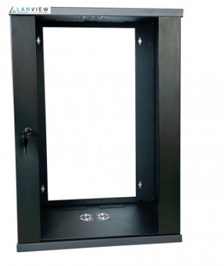 Lanview Flatpack 19" Wall Mounting Cabinet ECO 10U x D500 mm - W125938624