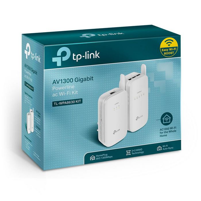TP-Link Av1300 Gigabit Powerline Ac Wi-Fi Kit - W128269233
