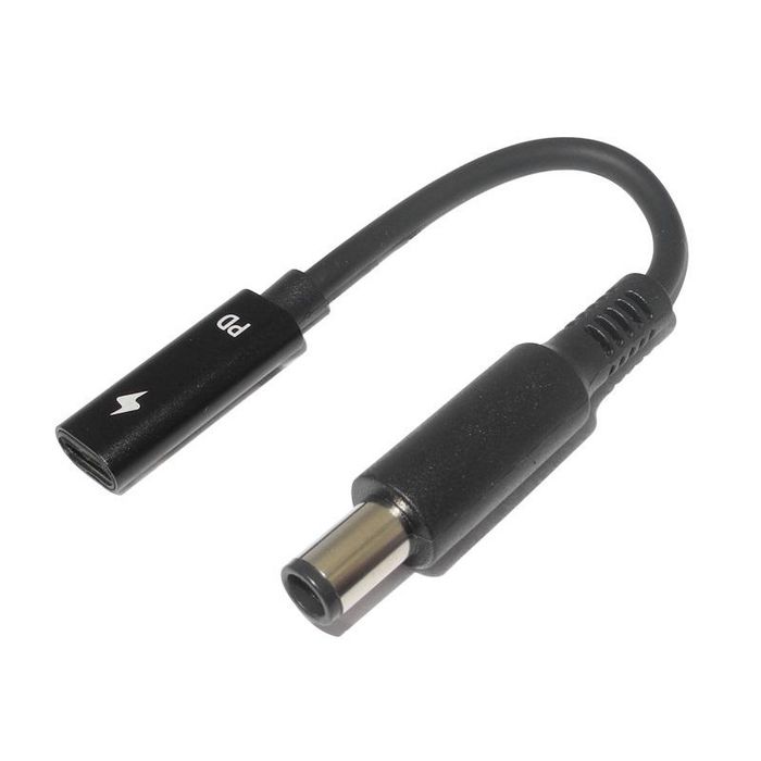 CoreParts Conversion Cable for Dell Convert USB-C to 7.4*5.0mm Connects all Dell Laptop that require 7.4*5.0mm to USB-C Chargers - Upto 100Watt - USB-C to Dell Adapter - W126442731