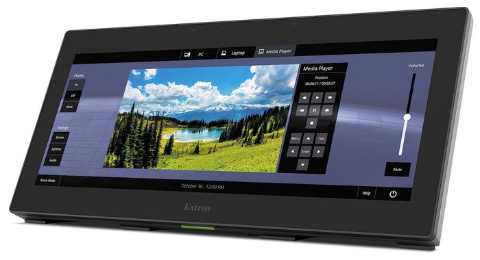 Extron 12.3" 1920 x 720 TFT, 720 nits, 2 GB RAM, 8 GB, HDMI, RJ-45, USB, 147 x 328 x 92 mm, 2.04 kg, Black - W126322942