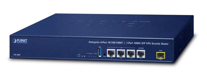 Planet Enterprise 4-Port 10/100/1000T + 1-Port 1000X SFP VPN Security Router - W126417641