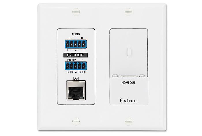 Extron HDMI Decorator-Style Receiver, White - W125431189
