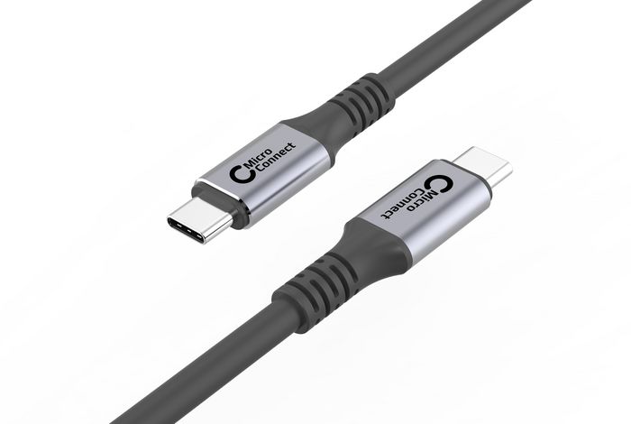 USB3.2CC4, MicroConnect USB-C cable 4m, 100W, 20Gbps, USB 3.2 Gen