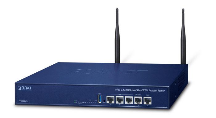 Planet Wi-Fi 6 AX1800 Dual Band VPN Security Router - W126417642