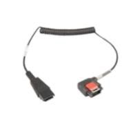 Zebra Headset Adapter Cabl, Black/Orange - W125654999