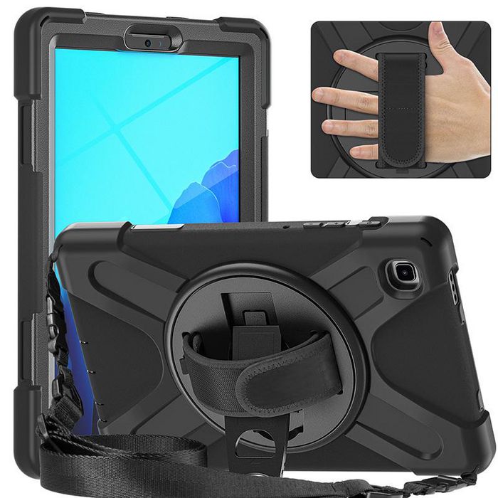 eSTUFF CHICAGO Full Body Defender Case for Samsung Galaxy Tab A7 Lite - Black - W126366503