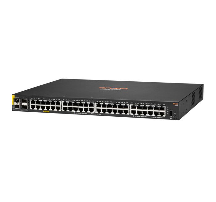 Hewlett Packard Enterprise Aruba 6000 48G Class4 PoE 4SFP 370W Switch - W126473072