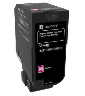 Lexmark 7K Magenta Return Program Toner Cartridge (CS72x, CX725) - W126474811