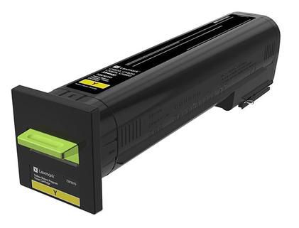 Lexmark 8K Yellow Return Program Toner Cartridge (CS820, CX8xx) - W126474792