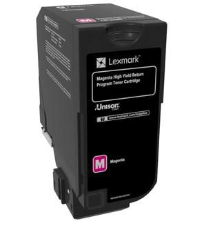 Lexmark 12K Magenta Return Program Toner Cartridge (CS725) - W126474808