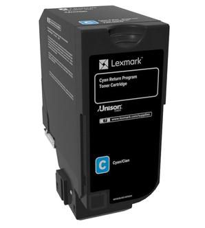Lexmark CS720, CS725, CX725 Cyan Return Programme Toner Cartridge - W126474804