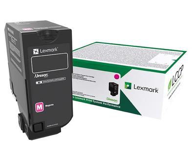 Lexmark 10K Magenta Return Program Toner Cartridge (CS/CX727, CS728) - W126474851