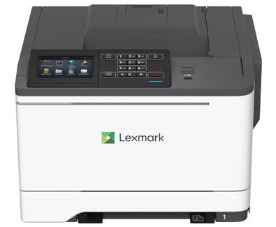 Lexmark CS622de, 37 ppm, 1.6 kWh/week, 53 dBA, Dual Core, 1000 MHz, 1024 MB, Gigabit Ethernet, RJ - 45, USB 2.0, 442 x 421 x 308 mm, 21 kg - W126475412