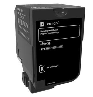 Lexmark 20K Black Return Program Toner Cartridge (CS720, CS725) - W126475575