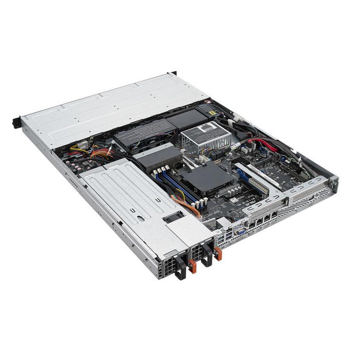Asus 1U, LGA 1151, 4x DDR4 2666/2400MHz UDIMM, PCI-E x16, PCI-E x8, 4x 3.5", 6x SATA 6Gb/s, 2x M.2, VGA, 4x USB 3.0, 2x USB 3.1, COM, 4x RJ-45, 1+1 450W - W126476268