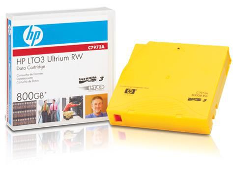 Hewlett Packard Enterprise Ultrium 800GB RW data cartridge - Supports transfer speeds of 80 MB/s (native), 160 MB/s (2:1) with Generation 3 - For use in all HP and non-HP LTO Ultrium products - W124689537