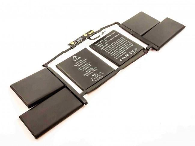 CoreParts Laptop Battery for Apple 76Wh Li-Pol 11.4V 6.7Ah MacBook Pro 15" A1707 (Retina, 2016) - W124463020