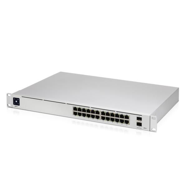 Ubiquiti (24) Gigabit RJ45 ports, (2) 10G SFP+ ports, L2/L3, 1.3" touchscreen display - W125727579C1