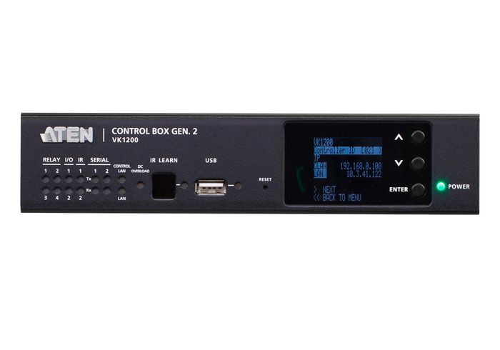 Aten Système de contrôle - Boîtier de contrôle compact gén. 2 avec double LAN - W126500872