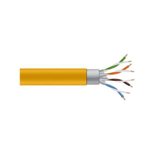Black Box CAT6A Bulk Cable Stranded UTP 650 MHz CM PVC PoE 1000 ft (304.8-m), Yellow - W126500920