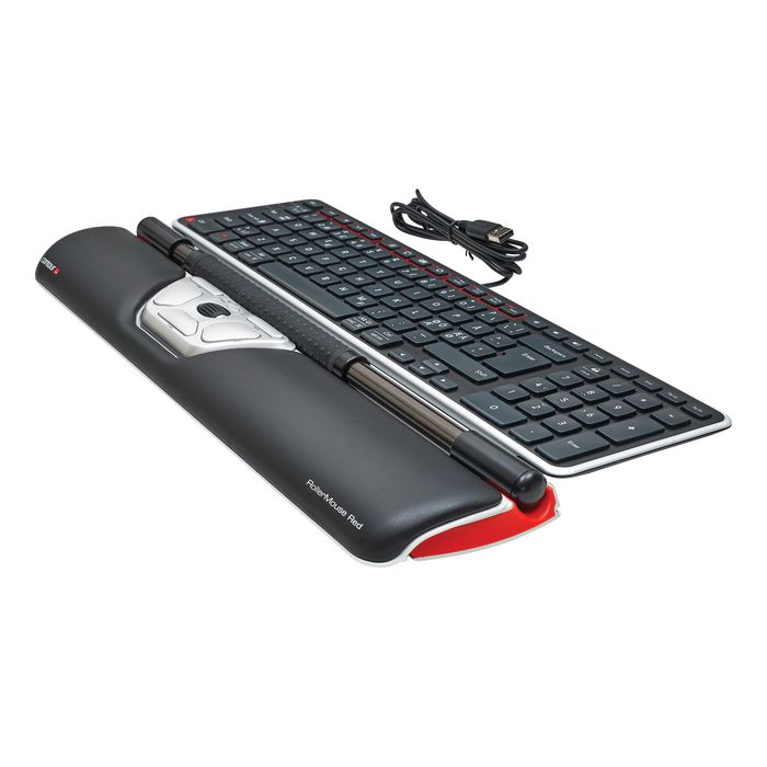 Contour RollerMouse Red, 800/1000/1200/1600/2400dpi, Win/Mac, USB - W124586350