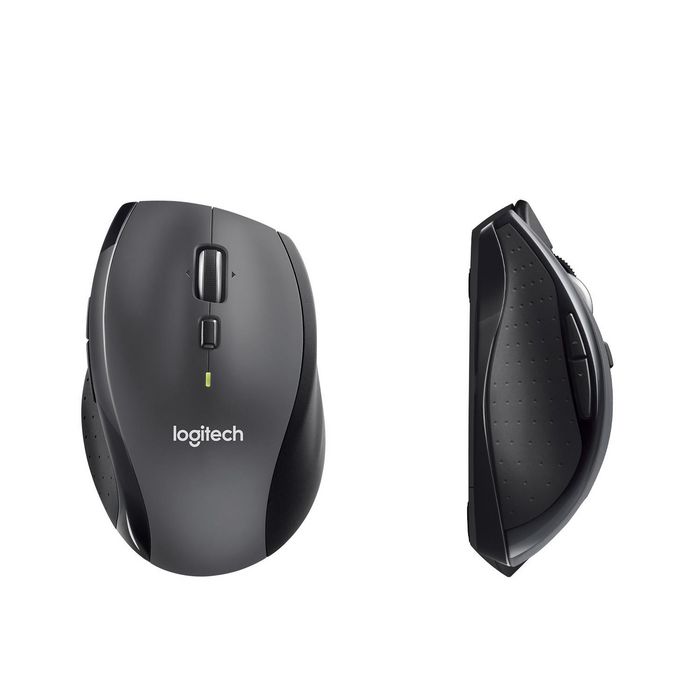 Logitech Marathon M705 Wireless Mouse, RF Wireless, Alkaline - W124638564