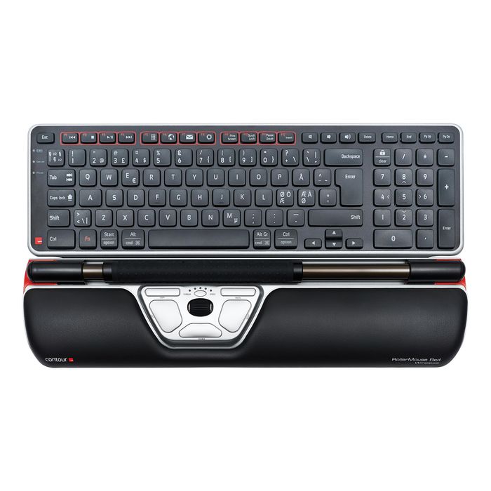 Contour Balance Keyboard and RollerMouse Red Plus Bundle Wireless