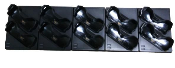 Zebra 10-Slot Cradle, Black - W126574269