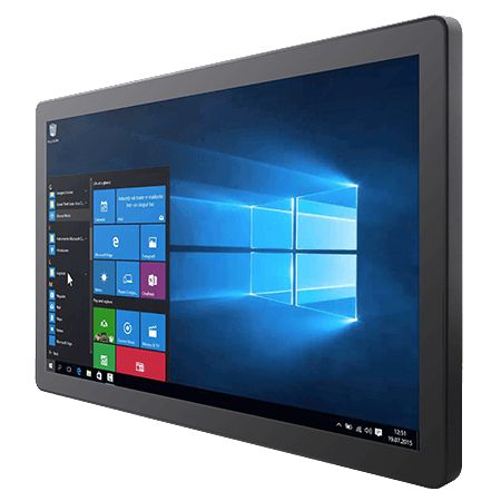 Winmate 23.8" 1920x1080, P-CAP touch, i3/i5/i7, Front IP65, 2.5-inch HDD and one SSD socket, DP/HDMI Support - W126594454