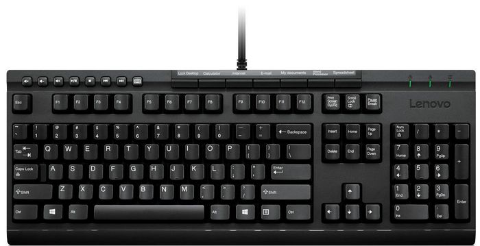 Lenovo Enhanced Performance USB Keyboard Gen II - W125639282