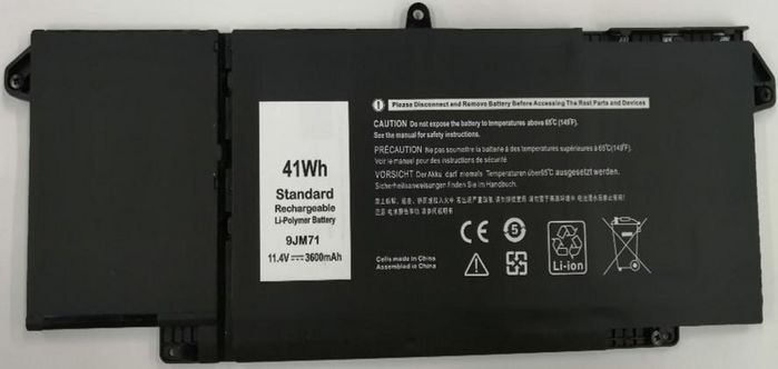 CoreParts Laptop Battery for Dell 57.76Wh Li-Polymer 15.2V 3800mAh for Dell Latitude 5320, Latitude 7320, Latitude 7420, Latitude 7520 - W126385603