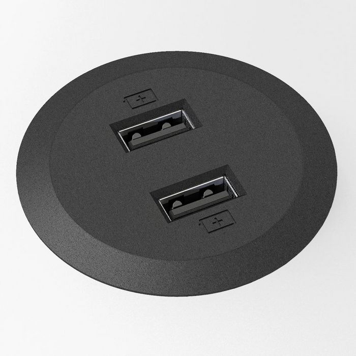 Kondator Powerdot MINI, 2 USB-A Charger 5 V 2.4 A, Black - W126571644