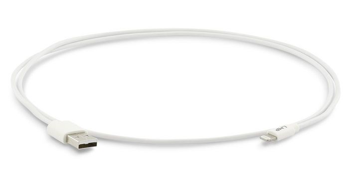 LMP Lightning to USB cable, Charge & Sync, MFI certified, 1m, White - W126584809