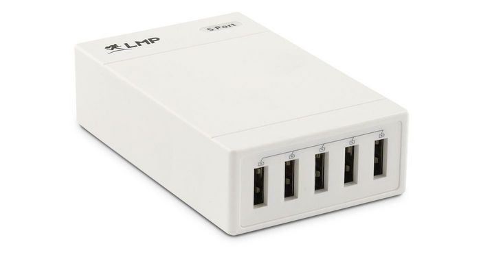LMP 5x USB, 5.V, 2.4 A, 12 W, 100 - 240 V, 50 / 60 Hz, 160 g - W126585032