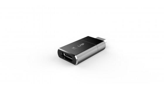 LMP USB C male- USB C female, max 100 W, space gray - W126585071