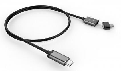 LMP 2x USB, max 100 W, 3 m, space gray - W126585068