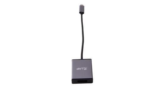 LMP USB-C to DisplayPort adapter, USB-C 3.1 to DisplayPort, aluminum housing, space gray - W126584867