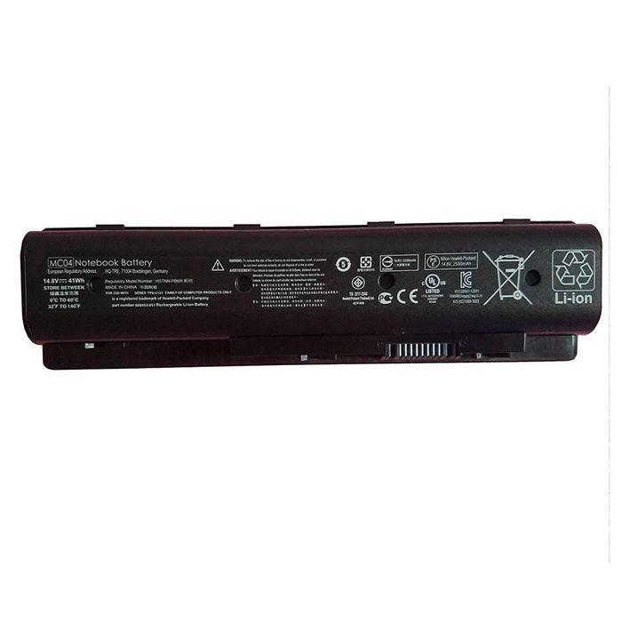 CoreParts Laptop Battery For HP 33WH 4Cell Li-ion 14.8V 2.2Ah Black, HP Envy 15-ae100 Envy 17-n000 Envy 17-n100ni(P4G73EA) Envy m7-n014dx - W124463135