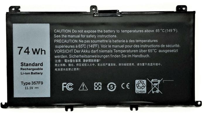 CoreParts Laptop Battery For Dell 50Wh 3Cell Li-Pol 11.4V 4400mAh Black, Dell: Dell G5 15 Series Dell G5 5587 Series Dell G5 15-5587 Series DEL - W124562969