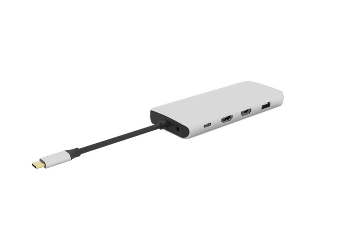 eSTUFF 12-in-1 Triple Display Mobile USB-C Hub for PC and tablets - W125805000