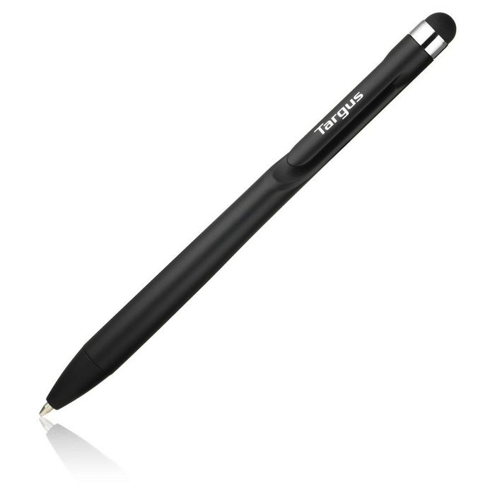 Targus Antimicrobial 2-in-1 Stylus & Pen For Smartphones and Touchscreens - Black - W126594039