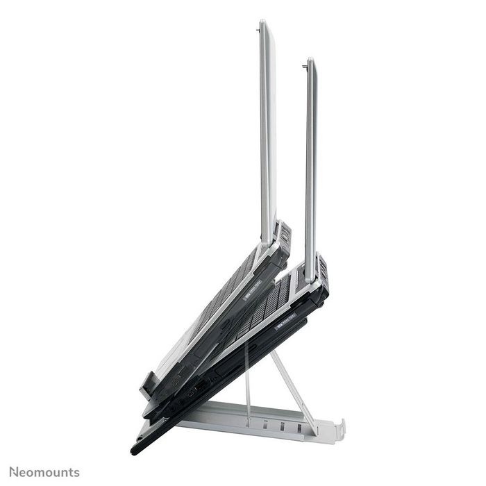 Neomounts Newstar Portable Laptop and Tablet Desk Stand - Silver - W124766656